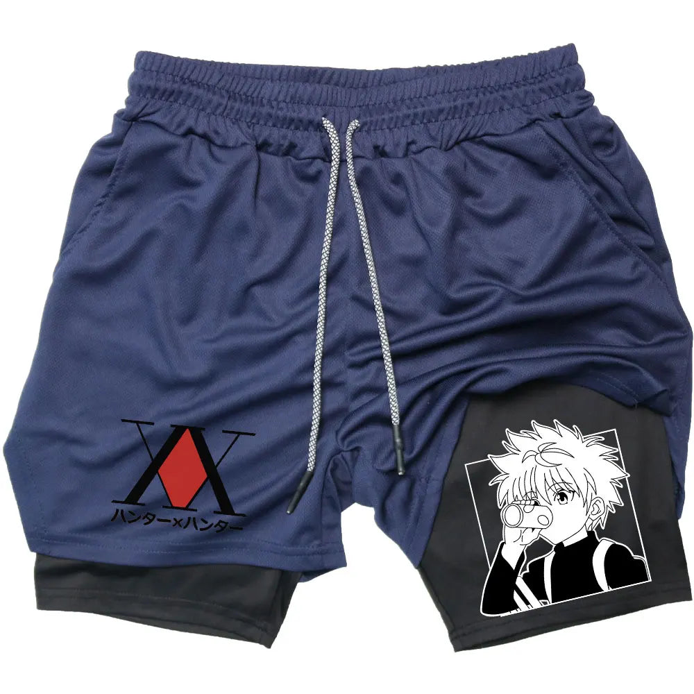 Anime Hunter Gym Shorts