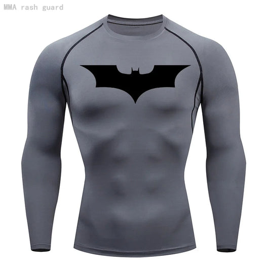 Batman Gym T'shirt Lange Ärmel
