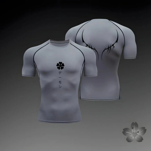 Black Clover Gym T'shirt Kurze Ärmel