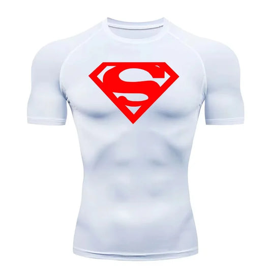 Superman Gym T'shirt Kurze Ärmel