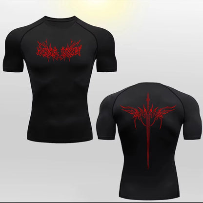 Anime Gym T'shirt Kurze Ärmel