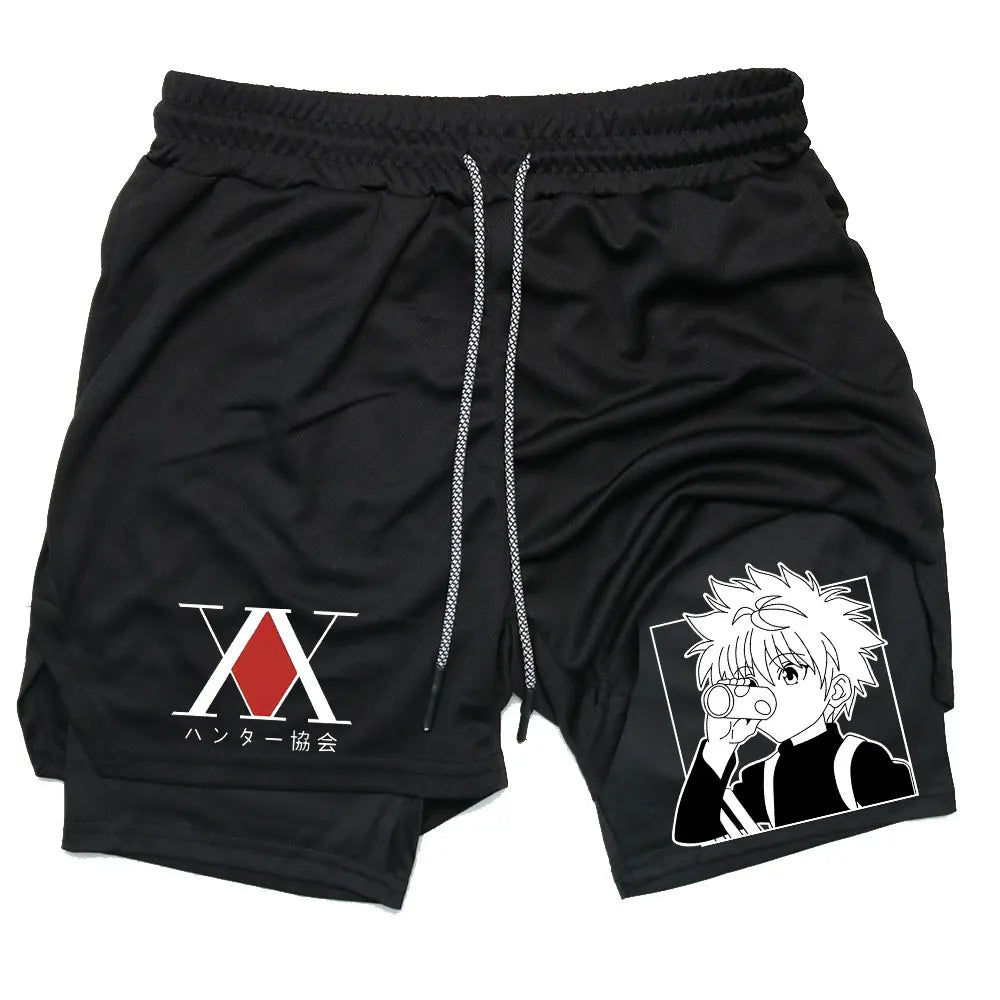 Anime Hunter Gym Shorts