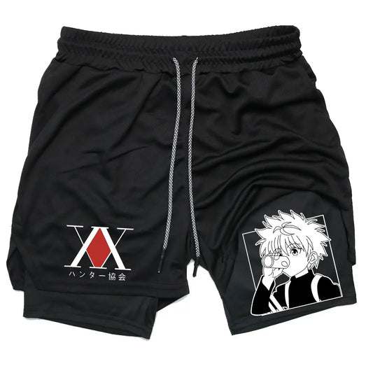 Anime Hunter Gym Shorts