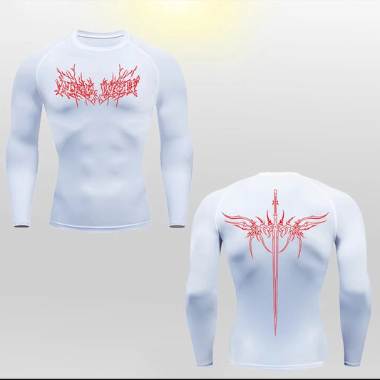 Anime Gym T'shirt Lange Ärmel
