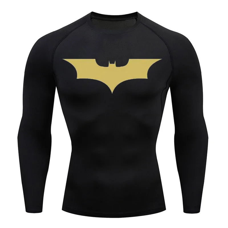 Batman Gym T'shirt Lange Ärmel