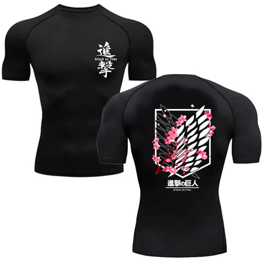 AOT Gym T'shirt Kurze Ärmel