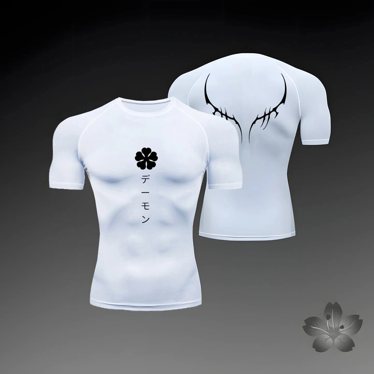 Black Clover Gym T'shirt Kurze Ärmel