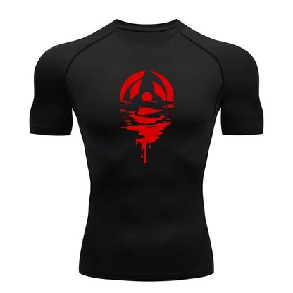 Naruto Gym T'shirt Kurze Ärmel