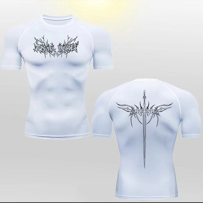 Anime Gym T'shirt Kurze Ärmel