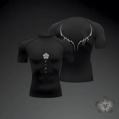 Black Clover Gym T'shirt Kurze Ärmel