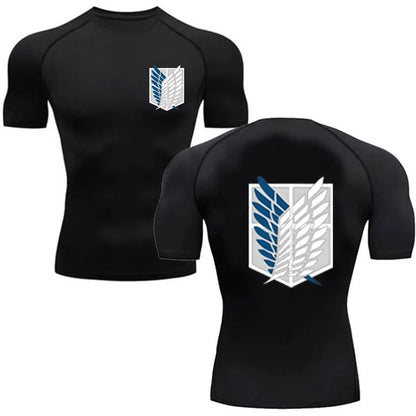 AOT Gym T'shirt Kurze Ärmel