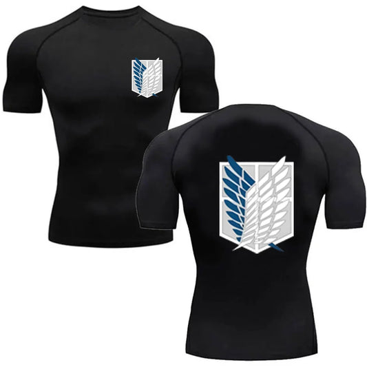 AOT Gym T'shirt Kurze Ärmel
