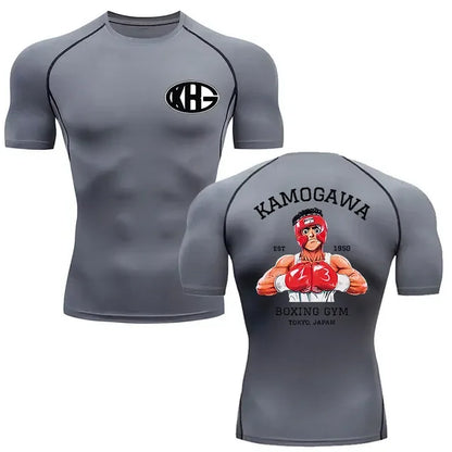 Hajime No Ippo Gym T'shirt Kurze Ärmel
