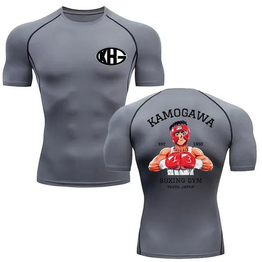 Hajime No Ippo Gym T'shirt Kurze Ärmel