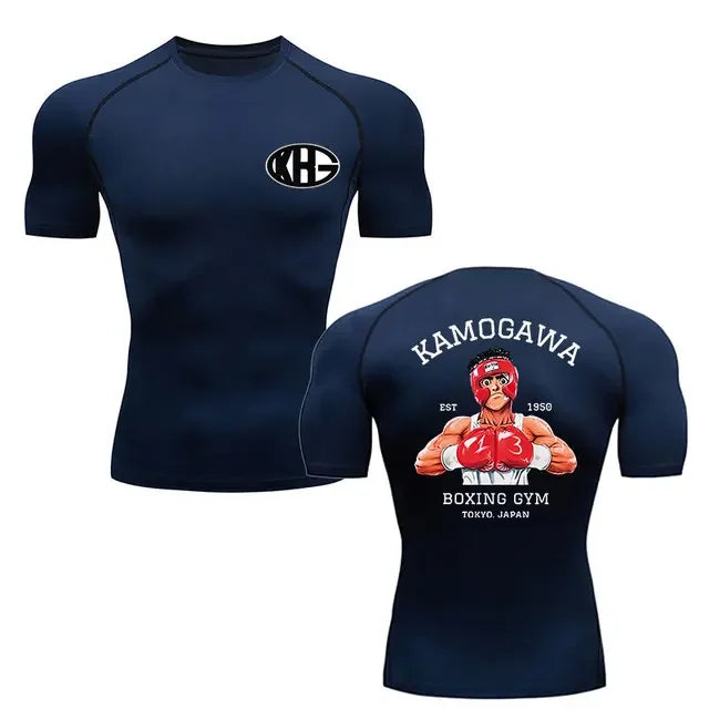 Hajime No Ippo Gym T'shirt Kurze Ärmel