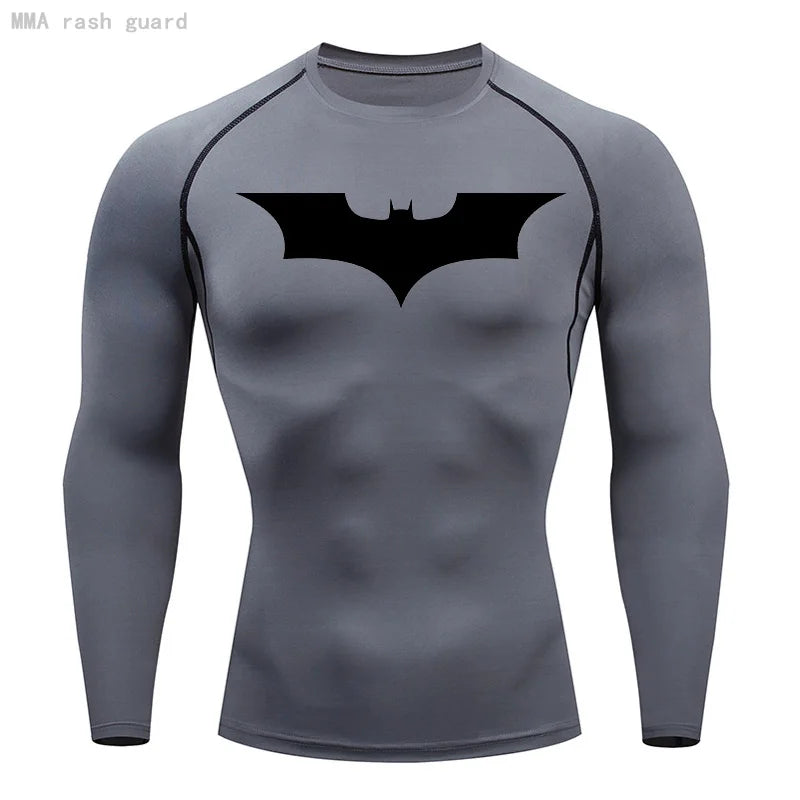 Batman Gym T'shirt Lange Ärmel