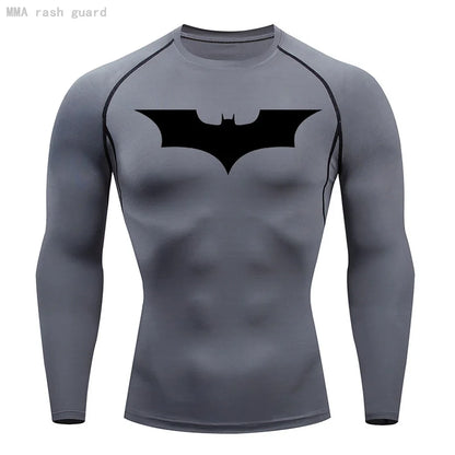 Batman Gym T'shirt Lange Ärmel