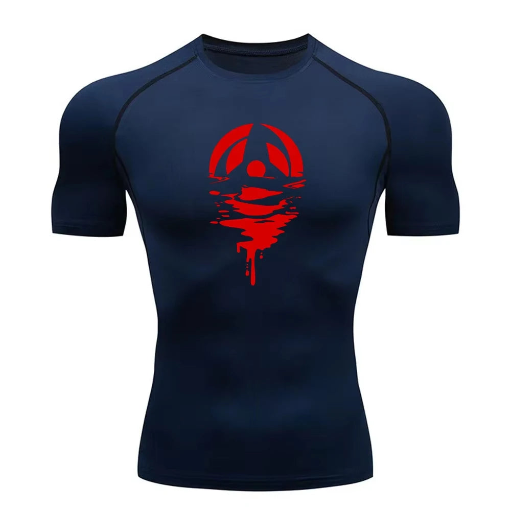 Naruto Gym T'shirt Kurze Ärmel