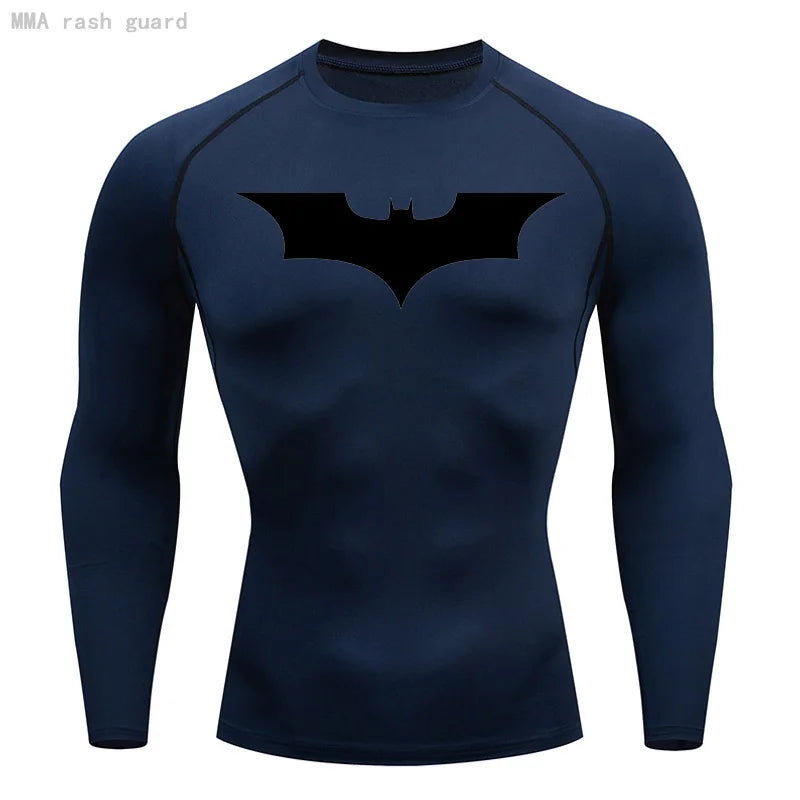 Batman Gym T'shirt Lange Ärmel