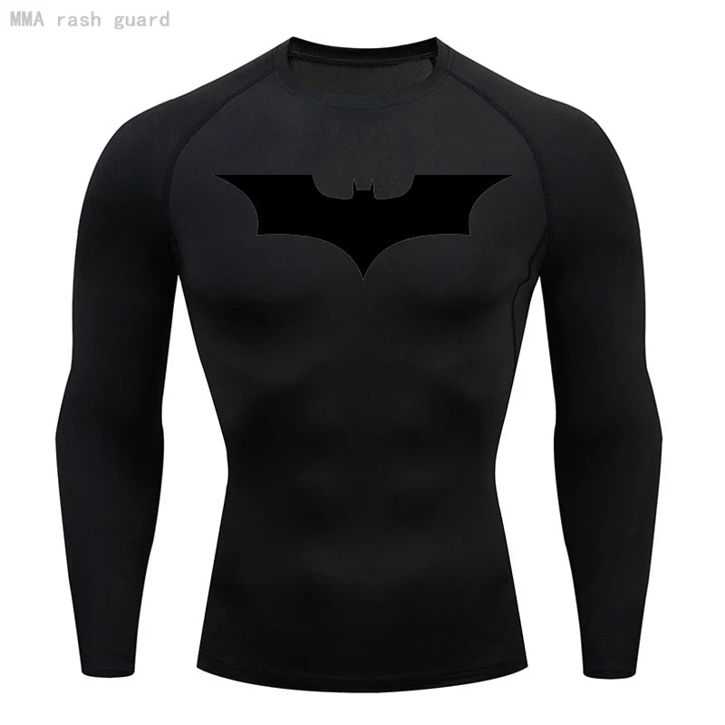 Batman Gym T'shirt Lange Ärmel