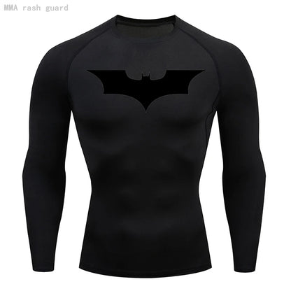 Batman Gym T'shirt Lange Ärmel
