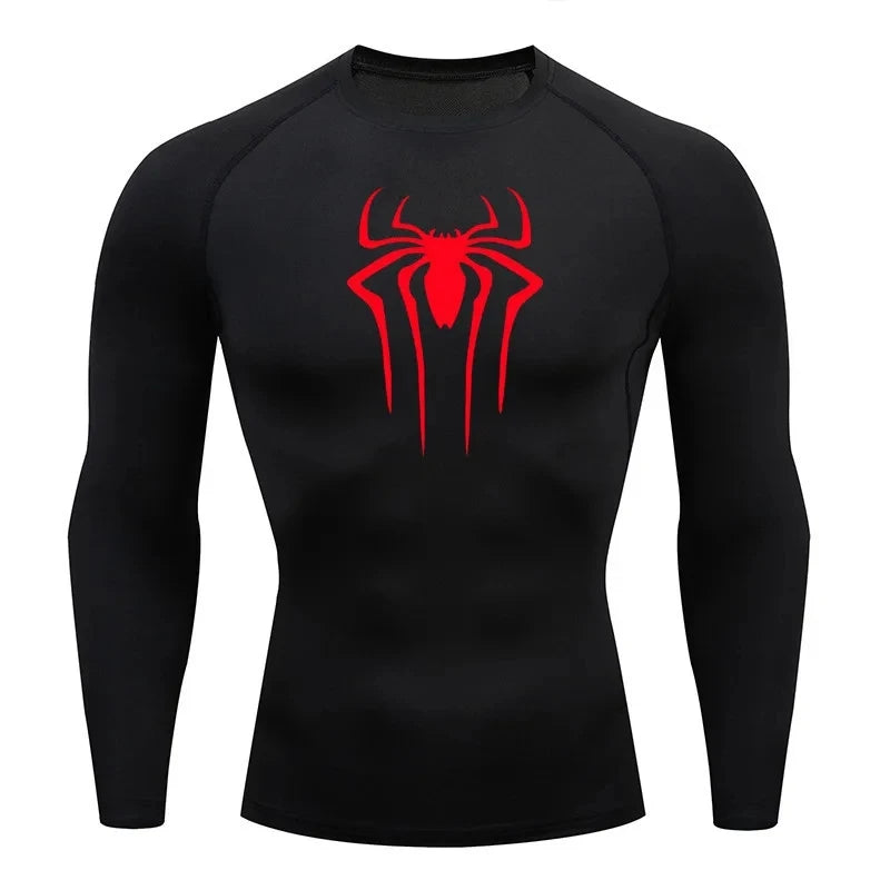 Spider-man Gym T'shirt Lange Ärmel