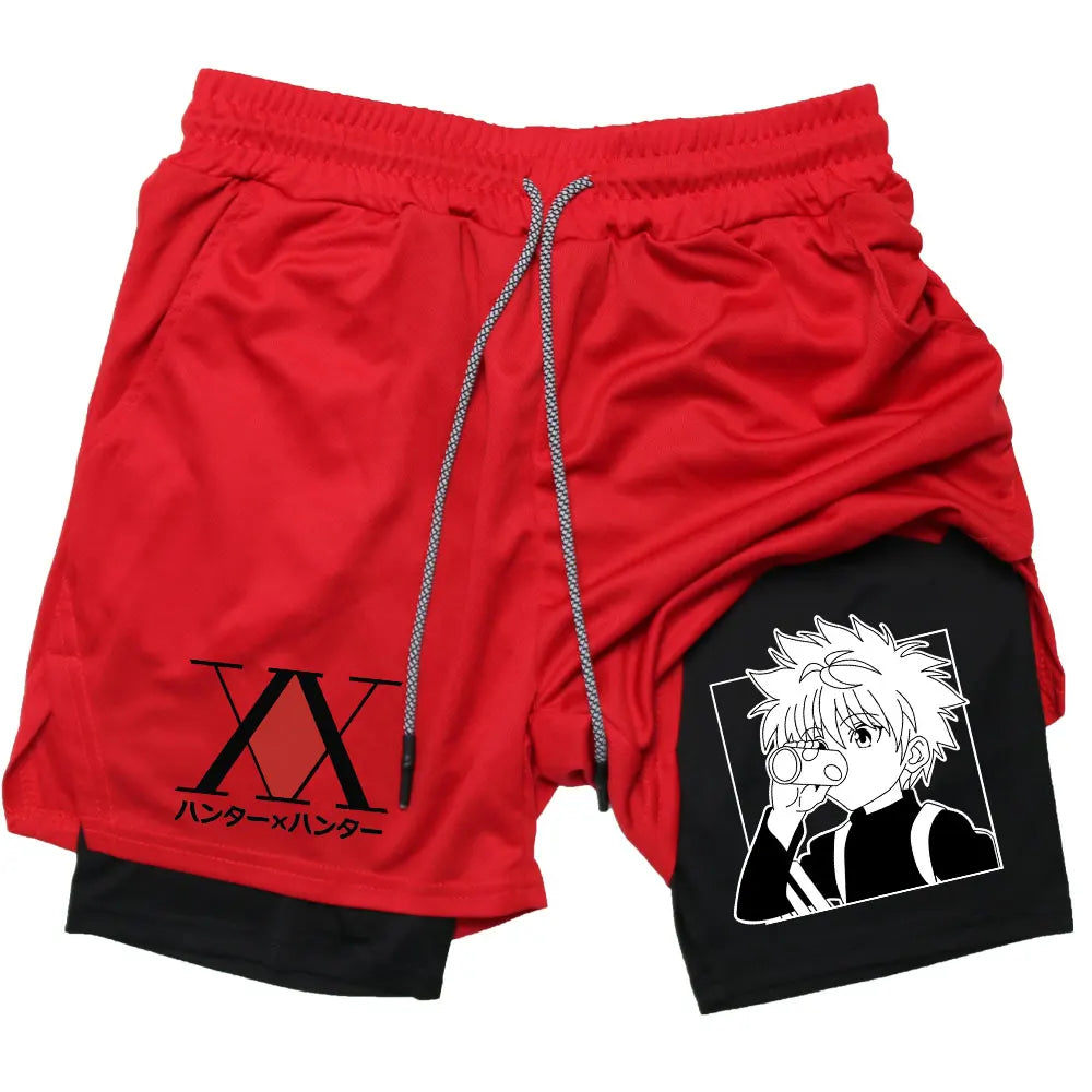 Anime Hunter Gym Shorts