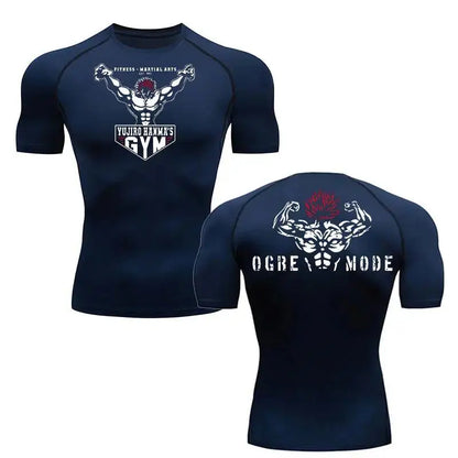 Yujiro Hanmma Gym T'shirt Kurze Ärmel