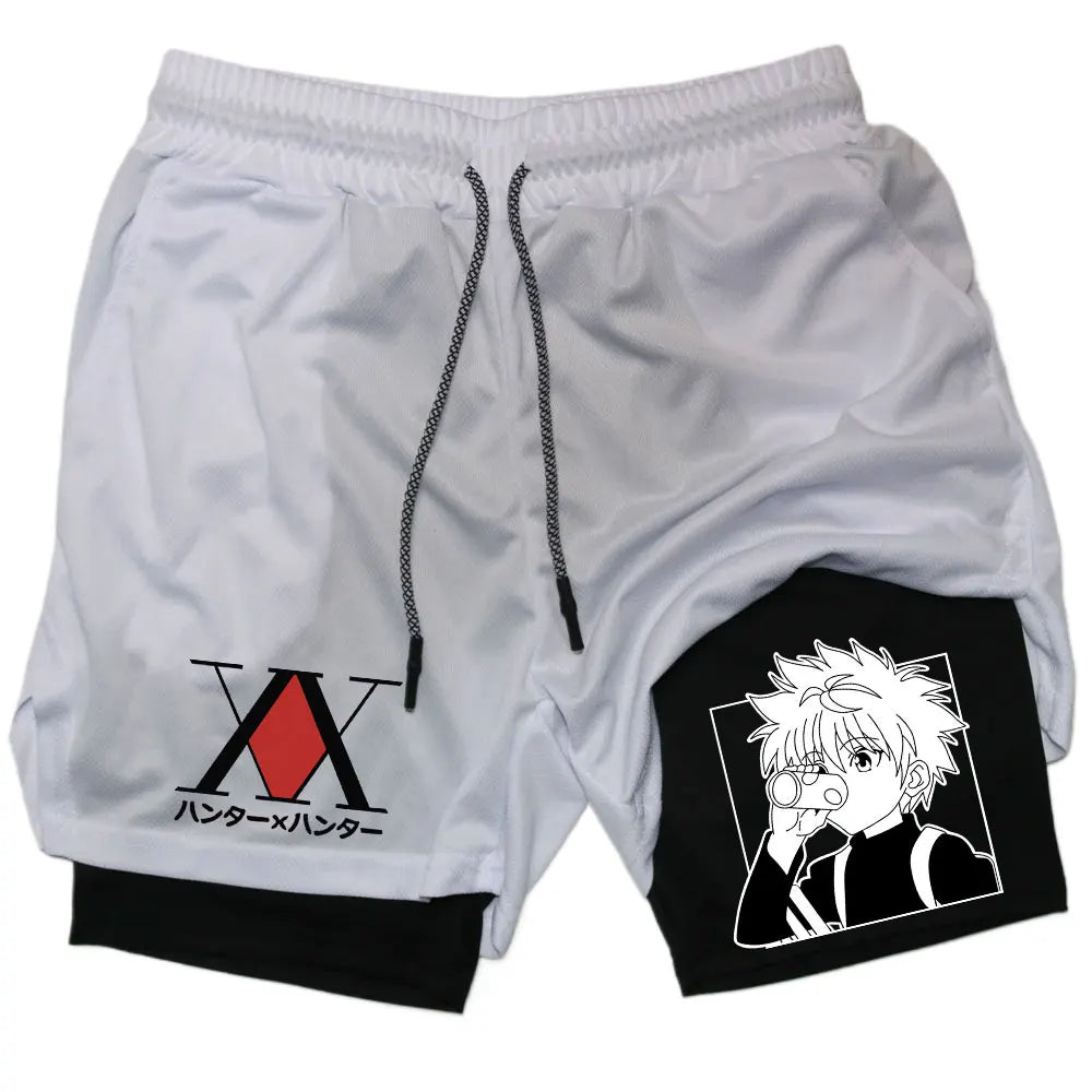 Anime Hunter Gym Shorts