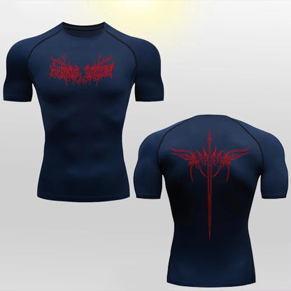 Anime Gym T'shirt Kurze Ärmel