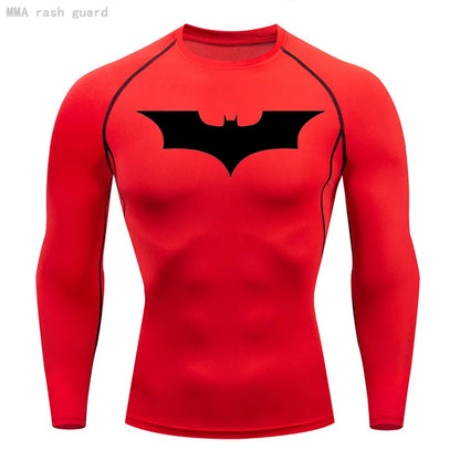 Batman Gym T'shirt Lange Ärmel