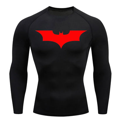 Batman Gym T'shirt Lange Ärmel