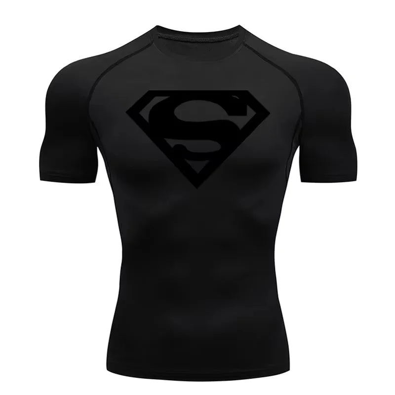 Superman Gym T'shirt Kurze Ärmel