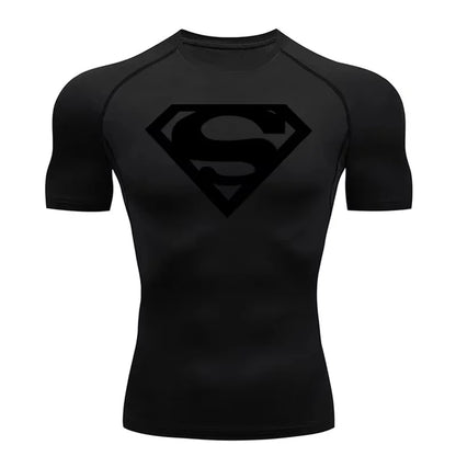 Superman Gym T'shirt Kurze Ärmel