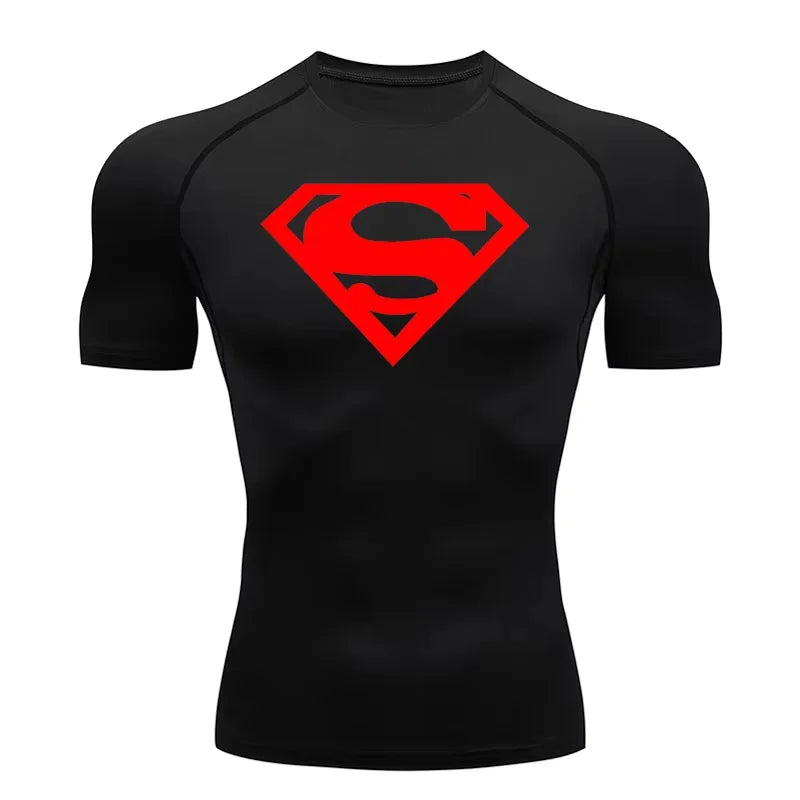 Superman Gym T'shirt Kurze Ärmel