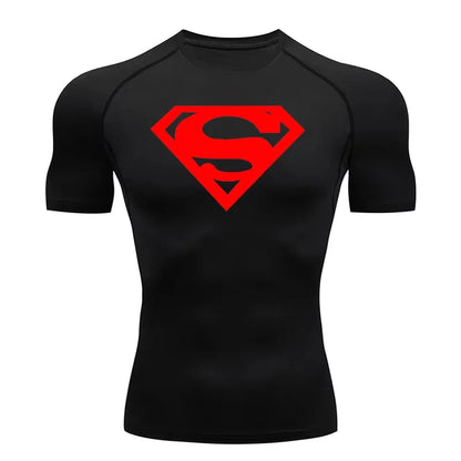 Superman Gym T'shirt Kurze Ärmel