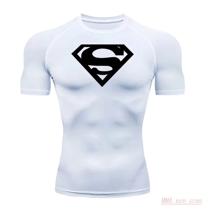 Superman Gym T'shirt Kurze Ärmel