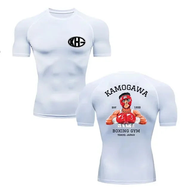 Hajime No Ippo Gym T'shirt Kurze Ärmel