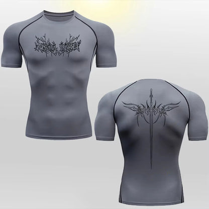 Anime Gym T'shirt Kurze Ärmel