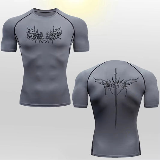 Anime Gym T'shirt Kurze Ärmel