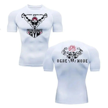 Yujiro Hanmma Gym T'shirt Kurze Ärmel