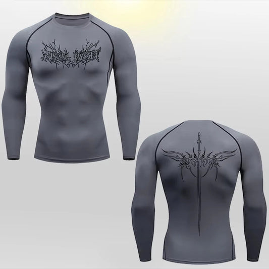 Anime Gym T'shirt Lange Ärmel